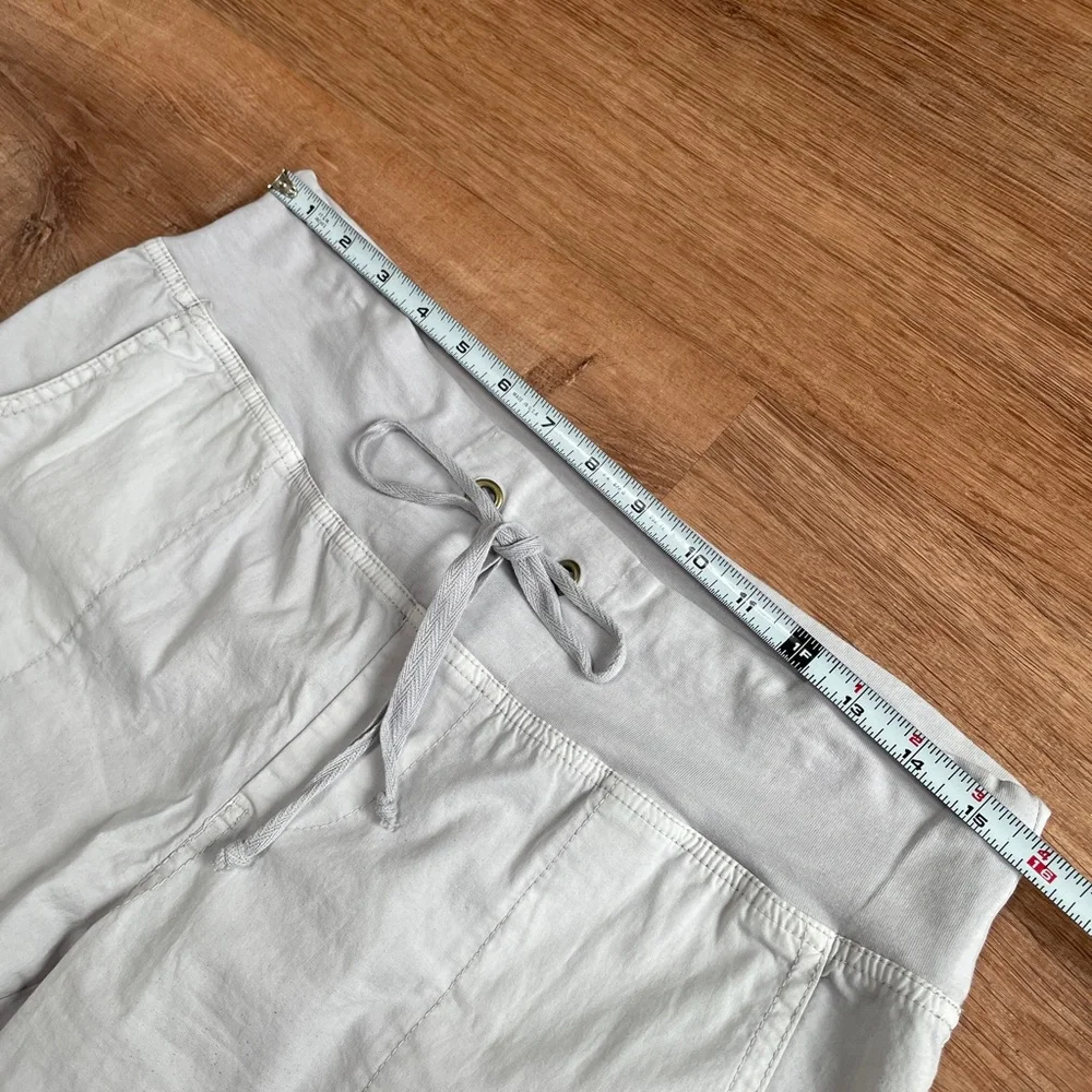 XCVI WEARABLES Cargo Drawstring Pants XL Ruched Gaucho Buckle Gorpcore - Picture 9 of 9